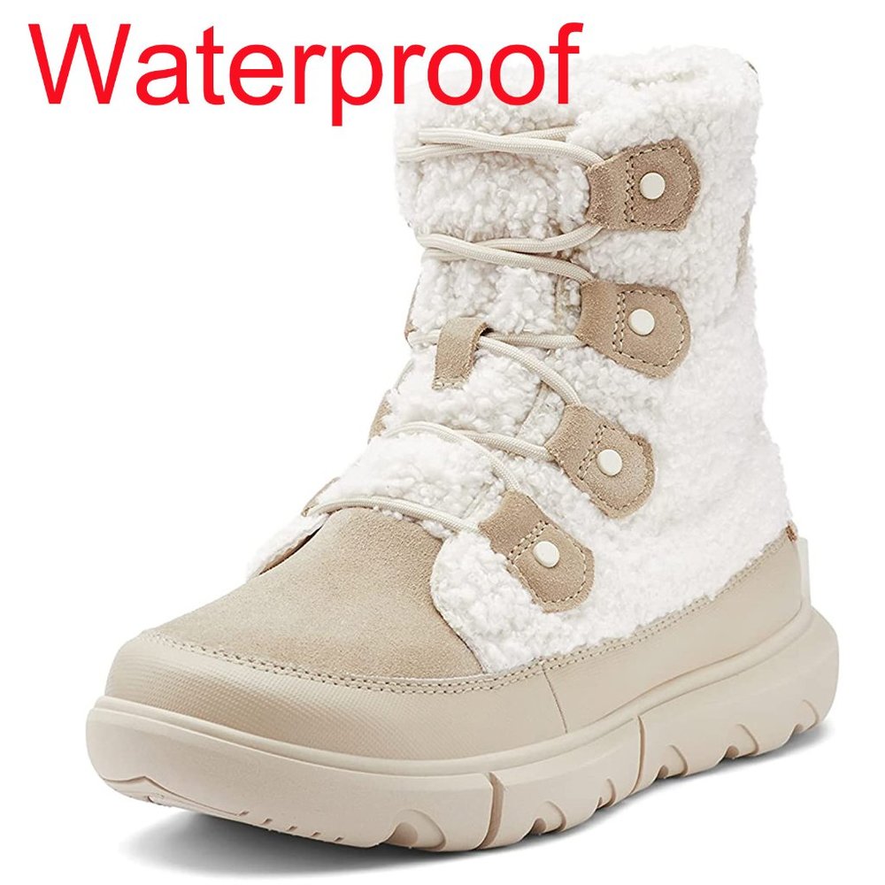 Brand New SOREL Women's Explorer II Joan Cozy White Winter Boots—Waterproof